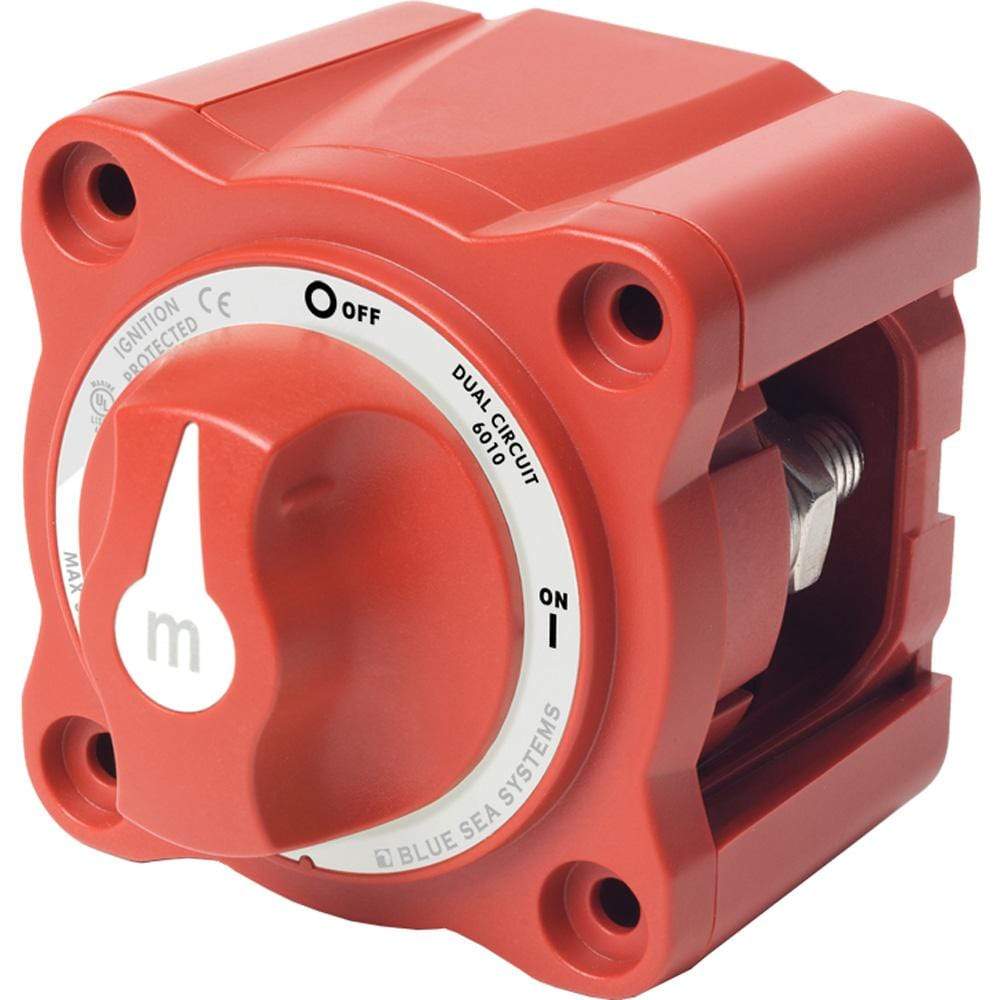 Blue Sea System Qualifies for Free Shipping Blue Sea M-Series Mini Battery Switch Dual-Circuit #6010
