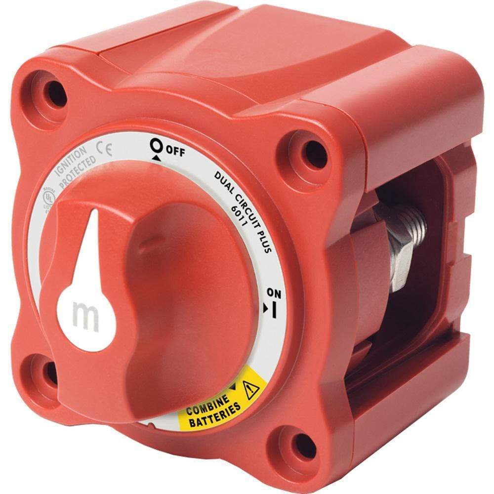 Blue Sea System Qualifies for Free Shipping Blue Sea M-Series Mini Battery Switch Dual-Circuit Plus #6011