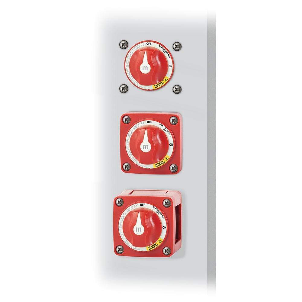Blue Sea System Qualifies for Free Shipping Blue Sea M-Series Mini Battery Switch Dual-Circuit Plus #6011