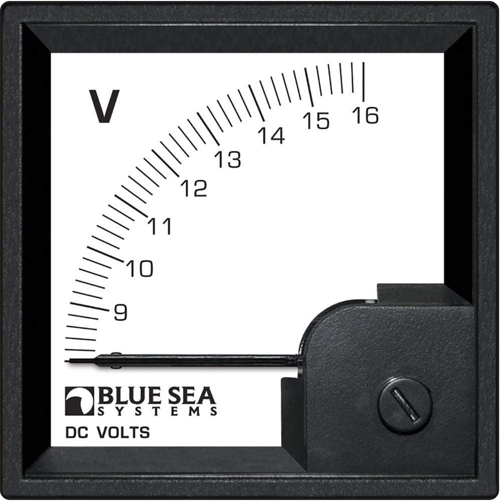 Blue Sea System Qualifies for Free Shipping Blue Sea Male Disconnect Fully-Insulated Voltmeter 0-16v #1050