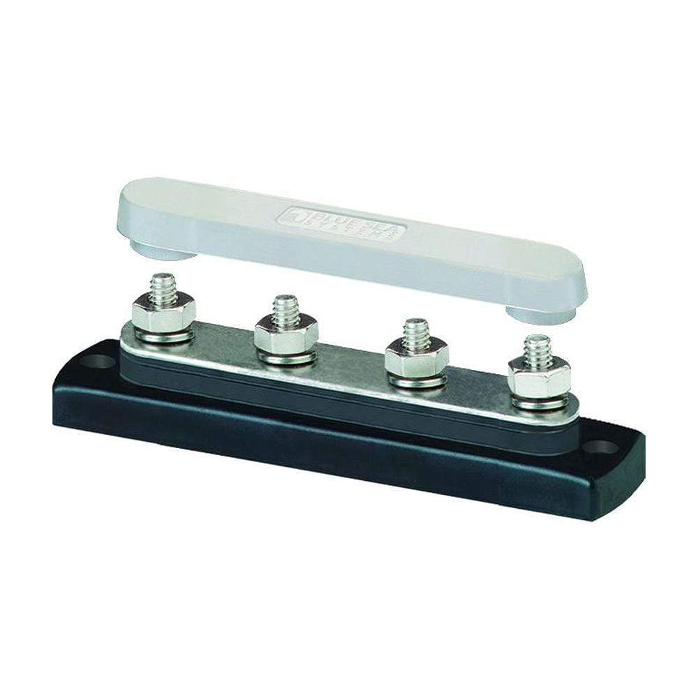 Blue Sea System Qualifies for Free Shipping Blue Sea MiniBus 100a BusBar 4 x 10-32 Stud Terminal w/Cover #2315