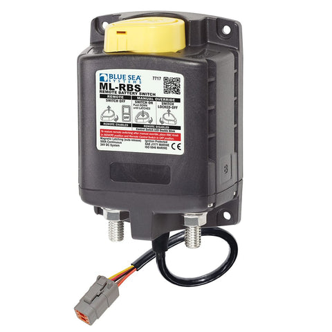 Blue Sea System Qualifies for Free Shipping Blue Sea ML-RBS Remote Battery Switch with Manual #7717100