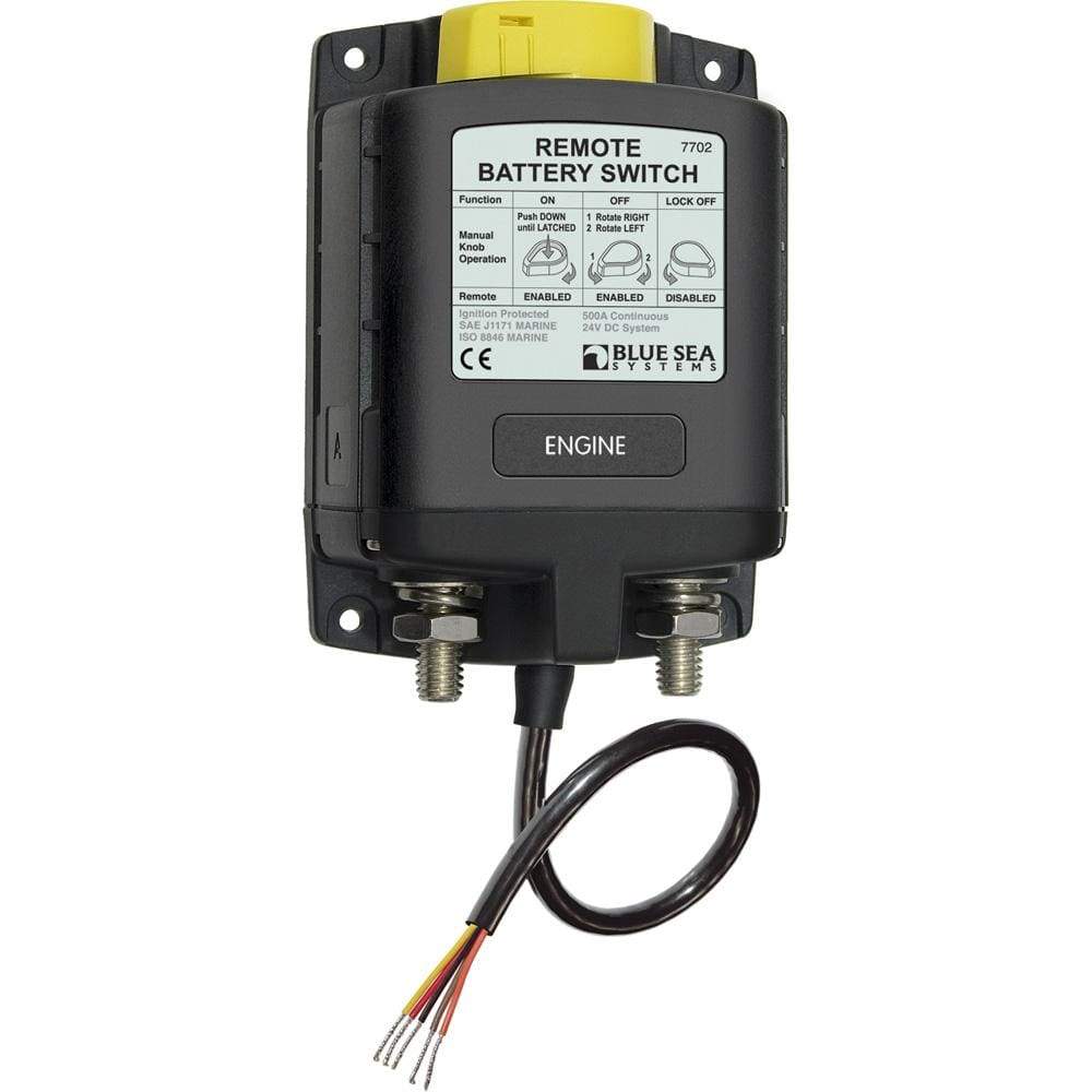 Blue Sea System Qualifies for Free Shipping Blue Sea ML-Series Remote Battery Switch Manual Control 24v DC #7702