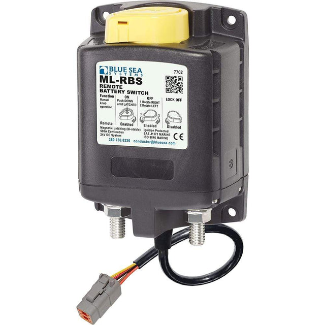 Blue Sea System Qualifies for Free Shipping Blue Sea Ml Solenoid 12v 500a with Manual Control #7702100