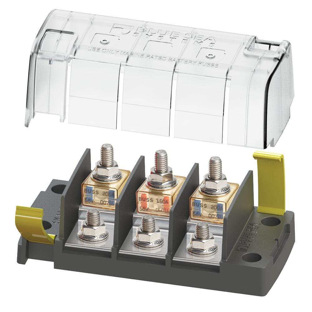 Blue Sea System Qualifies for Free Shipping Blue Sea MRBF 3-Circuit Fuse Block Independent Source #5194