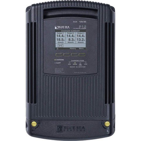 Blue Sea System Qualifies for Free Shipping Blue Sea P12 Gen 2 Battery Charger 40a 3-Bank #7532