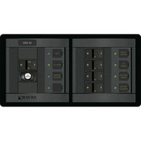 Blue Sea System Qualifies for Free Shipping Blue Sea Panel 360 120v AC 5-Position with ELCI Main 30a Fr #1193