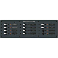 Blue Sea System Qualifies for Free Shipping Blue Sea Panel DC 12-Position Horizontal BL #8375