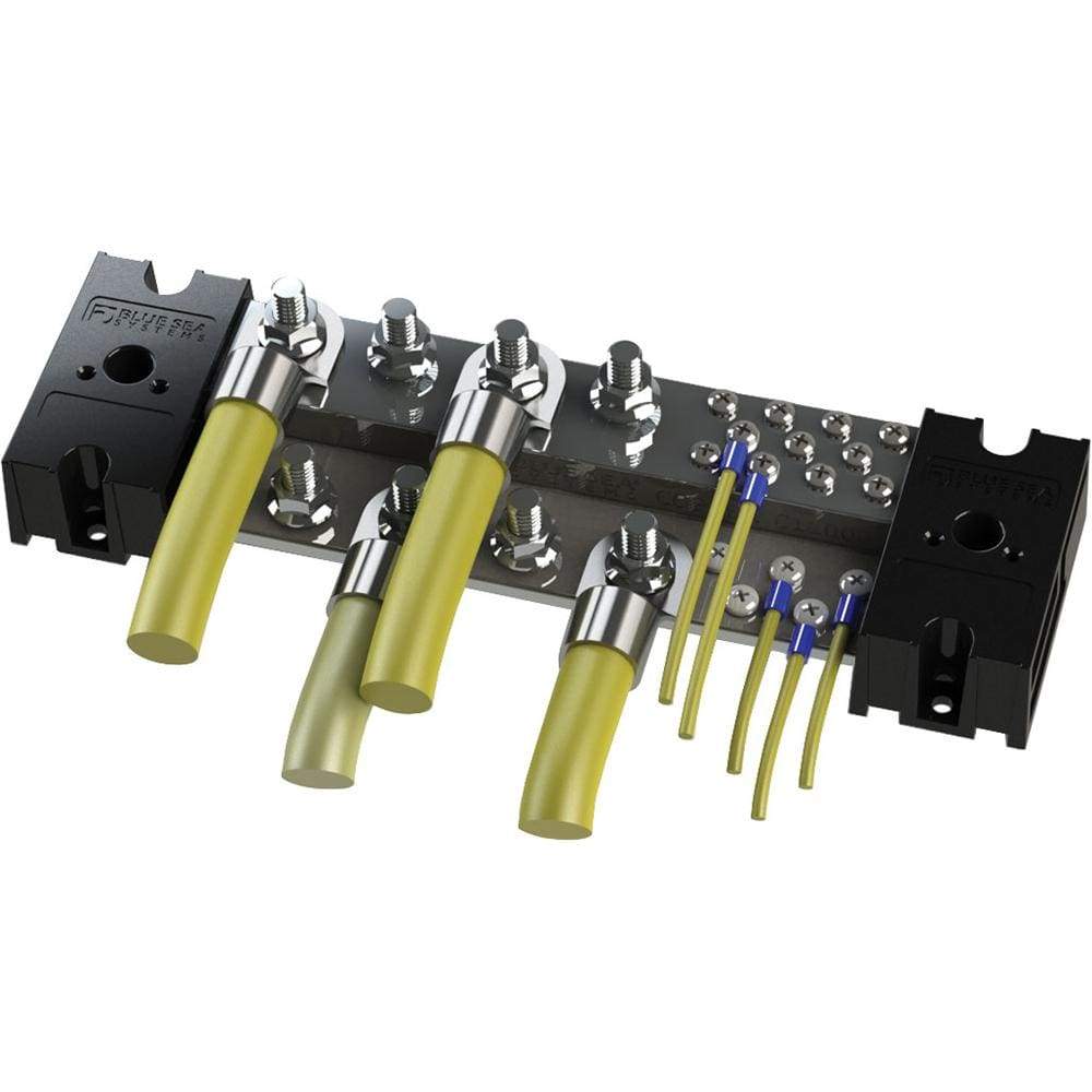 Blue Sea System Qualifies for Free Shipping Blue Sea Powerbar 1000 8 x 3/8" Studs with Cover #1990