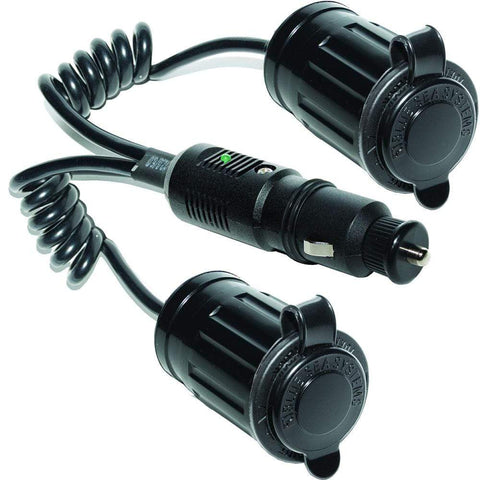 Blue Sea System Qualifies for Free Shipping Blue Sea Single Plug with Dual Socket Extension #1013