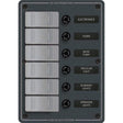 Blue Sea System Qualifies for Free Shipping Blue Sea Slate Gray 6-Position Vertical #8053