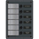 Blue Sea System Qualifies for Free Shipping Blue Sea Slate Gray 6-Position Vertical #8053