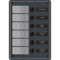 Blue Sea System Qualifies for Free Shipping Blue Sea Slate Gray 6-Position Vertical #8053