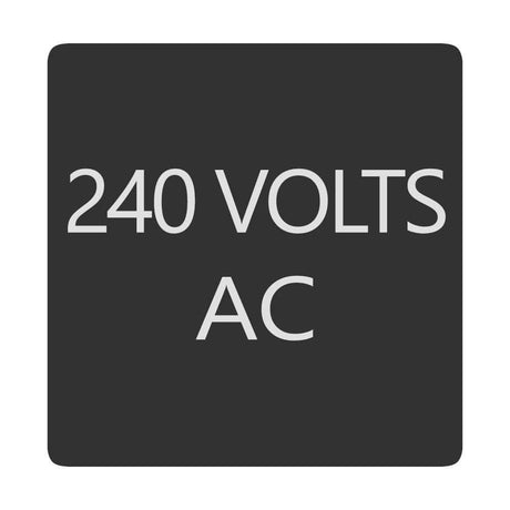 Blue Sea System Qualifies for Free Shipping Blue Sea Square Format 240v AC Label #6520-0008