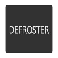Blue Sea System Qualifies for Free Shipping Blue Sea Square Format Defroster Label #6520-0129