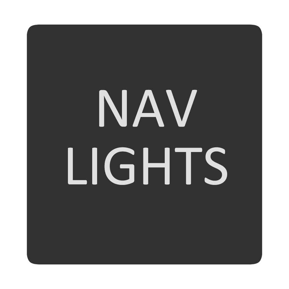 Blue Sea System Qualifies for Free Shipping Blue Sea Square Format Nav Lights Label #6520-0327