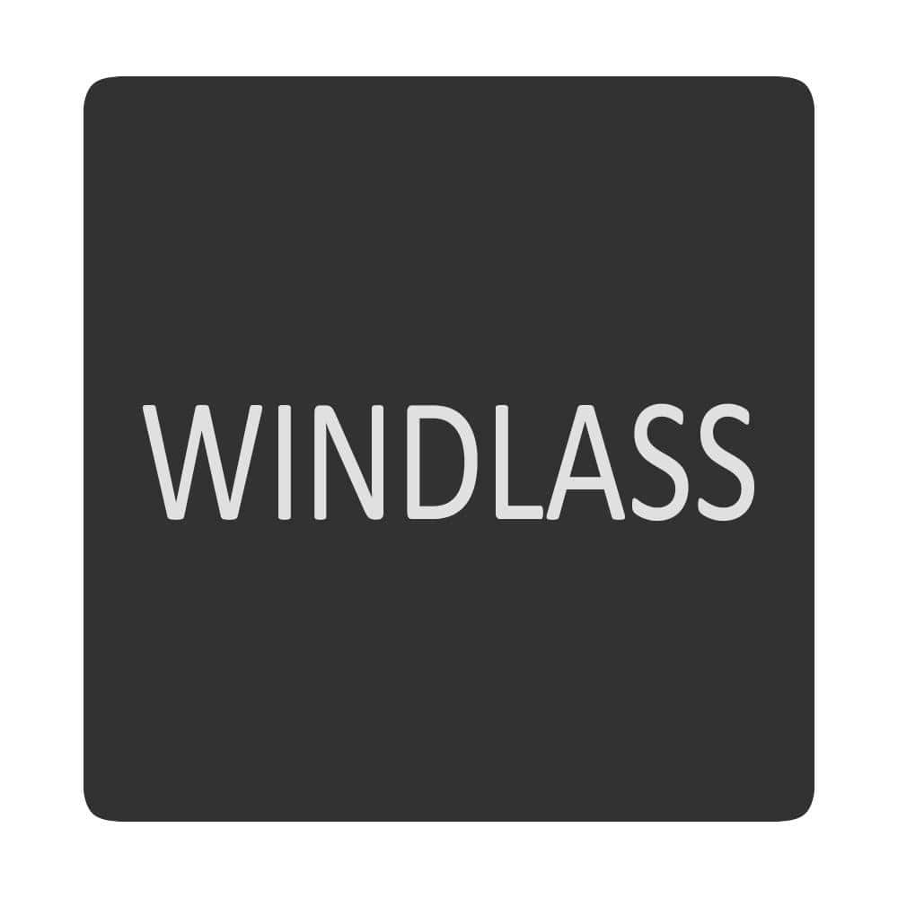 Blue Sea System Qualifies for Free Shipping Blue Sea Square Format Windlass Label #6520-0448