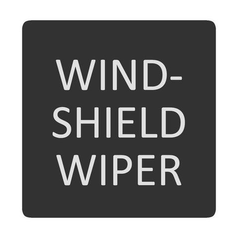Blue Sea System Qualifies for Free Shipping Blue Sea Square Format Windshield Washer Label #6520-0449