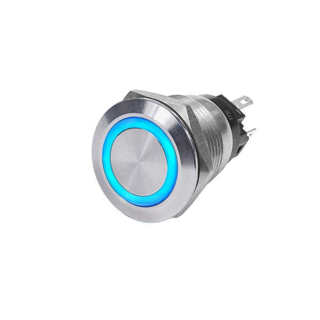 Blue Sea System Qualifies for Free Shipping Blue Sea SS Push Button Switch 10a Off-(Mom On) Blue #4161
