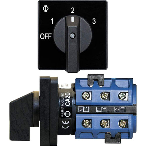Blue Sea System Qualifies for Free Shipping Blue Sea Switch AV 120v AC 32a OFF 3-Position #9010