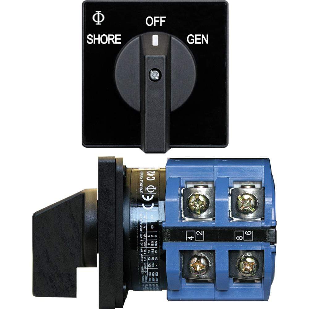 Blue Sea System Qualifies for Free Shipping Blue Sea Switch AV 120v AC 65a OFF 2-Position #9011