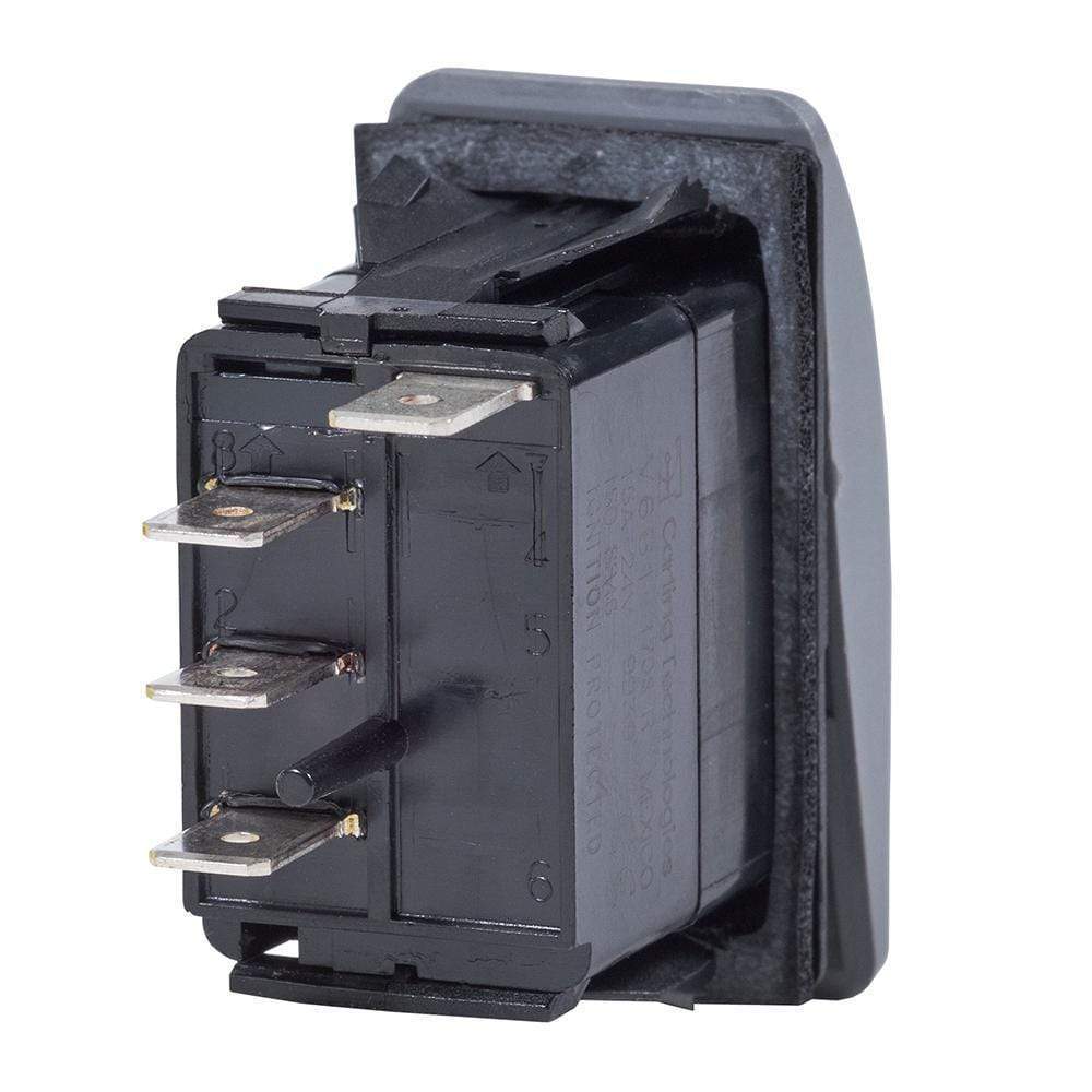 Blue Sea System Qualifies for Free Shipping Blue Sea Switch Contura2 SPDT On-Off-On Black #7931