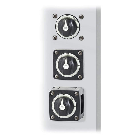 Blue Sea System Qualifies for Free Shipping Blue Sea Switch M Series Dual-Circuit Black #6010200