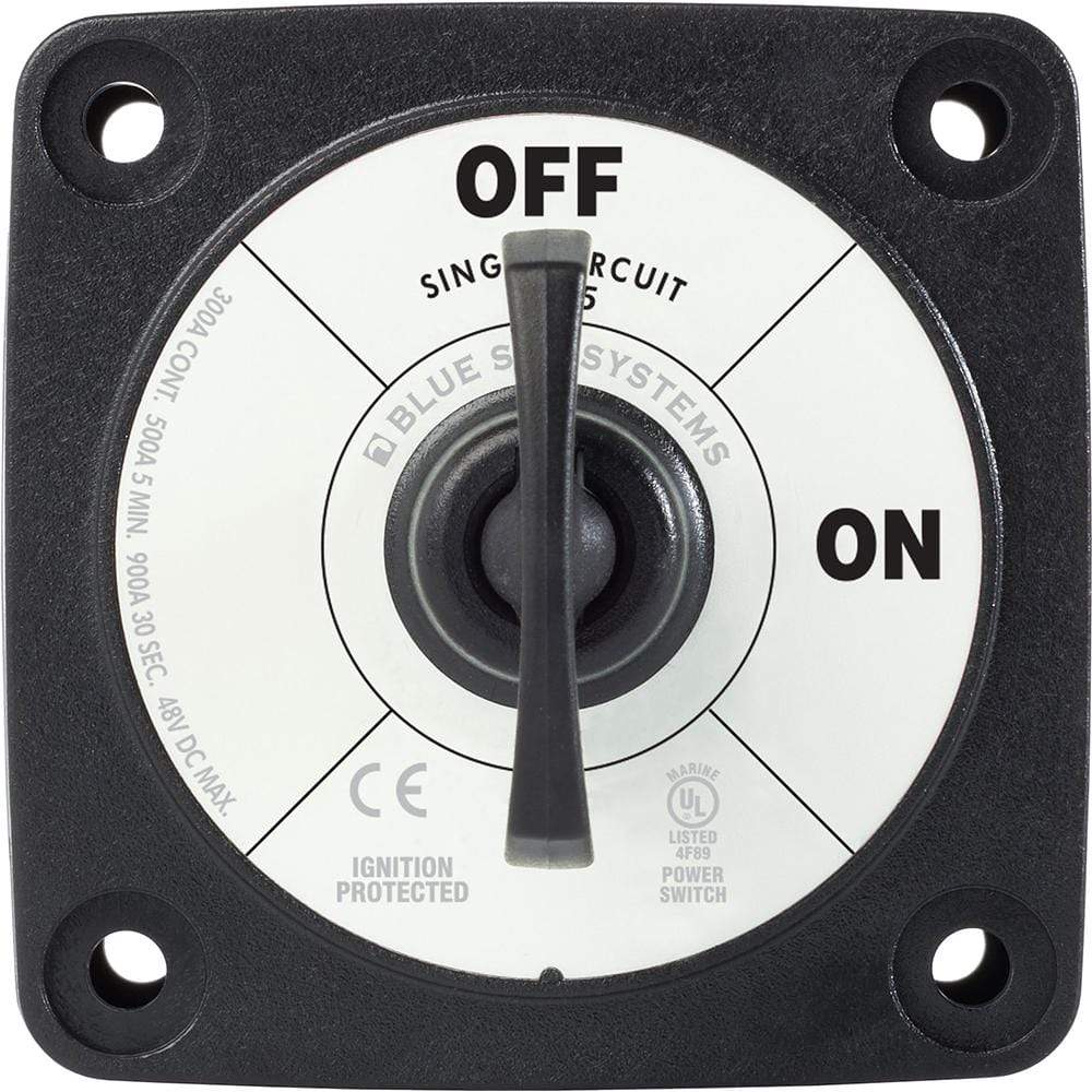 Blue Sea Switch M Series On/Off W/Key Black #6005200