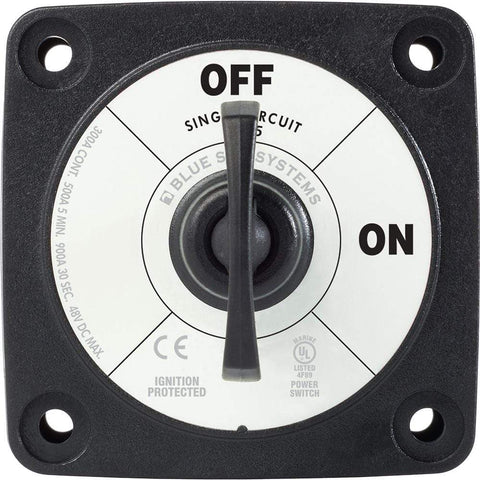 Blue Sea Switch M Series On/Off W/Key Black #6005200
