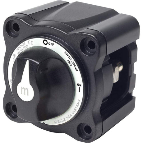 Blue Sea System Qualifies for Free Shipping Blue Sea Switch M-Series On/Off with Knob Black #6006200