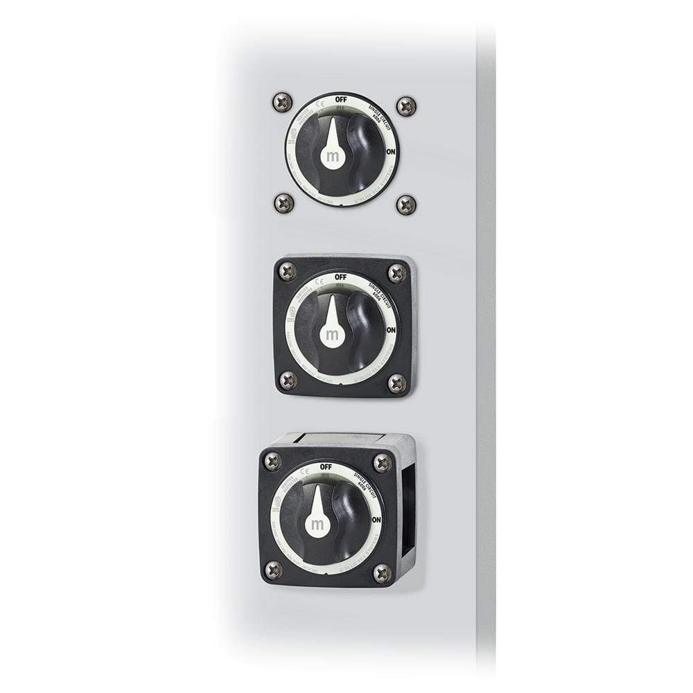 Blue Sea System Qualifies for Free Shipping Blue Sea Switch M-Series On/Off with Knob Black #6006200