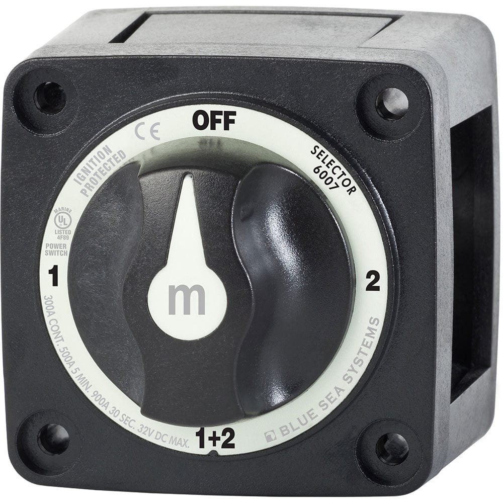 Blue Sea System Qualifies for Free Shipping Blue Sea Switch M-Series Selector Black #6007200