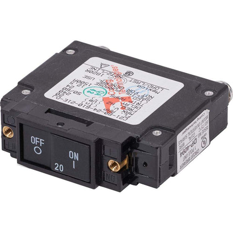 Blue Sea System Qualifies for Free Shipping Blue Sea Ul-489 Circuit Breaker 20a AC Flat Rocker #7457