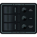 Blue Sea System Qualifies for Free Shipping Blue Sea Water Resistant 3-Position Black Vertical Mount Panel #8374