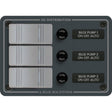 Blue Sea System Qualifies for Free Shipping Blue Sea Water-Resistant Bilge Panel 3 Contura Switches #8665