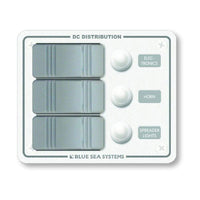 Blue Sea System Qualifies for Free Shipping Blue Sea Water Resistant Panel 3-Position White Vertical Mount #8274