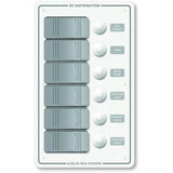 Blue Sea System Qualifies for Free Shipping Blue Sea Water Resistant Panel 6-Position White Vertical #8273