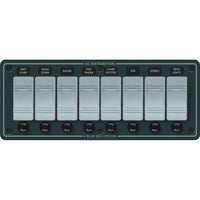 Blue Sea System Qualifies for Free Shipping Blue Sea Waterproof Panel 8-Position Slate Gray #8261