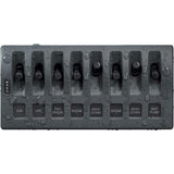 Blue Sea Weatherdeck Panel 8-Position No Circuit #4309