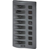 Blue Sea System Qualifies for Free Shipping Blue Sea WeatherDeck Water Resistant Fuse Panel 8-Position Grey #4308