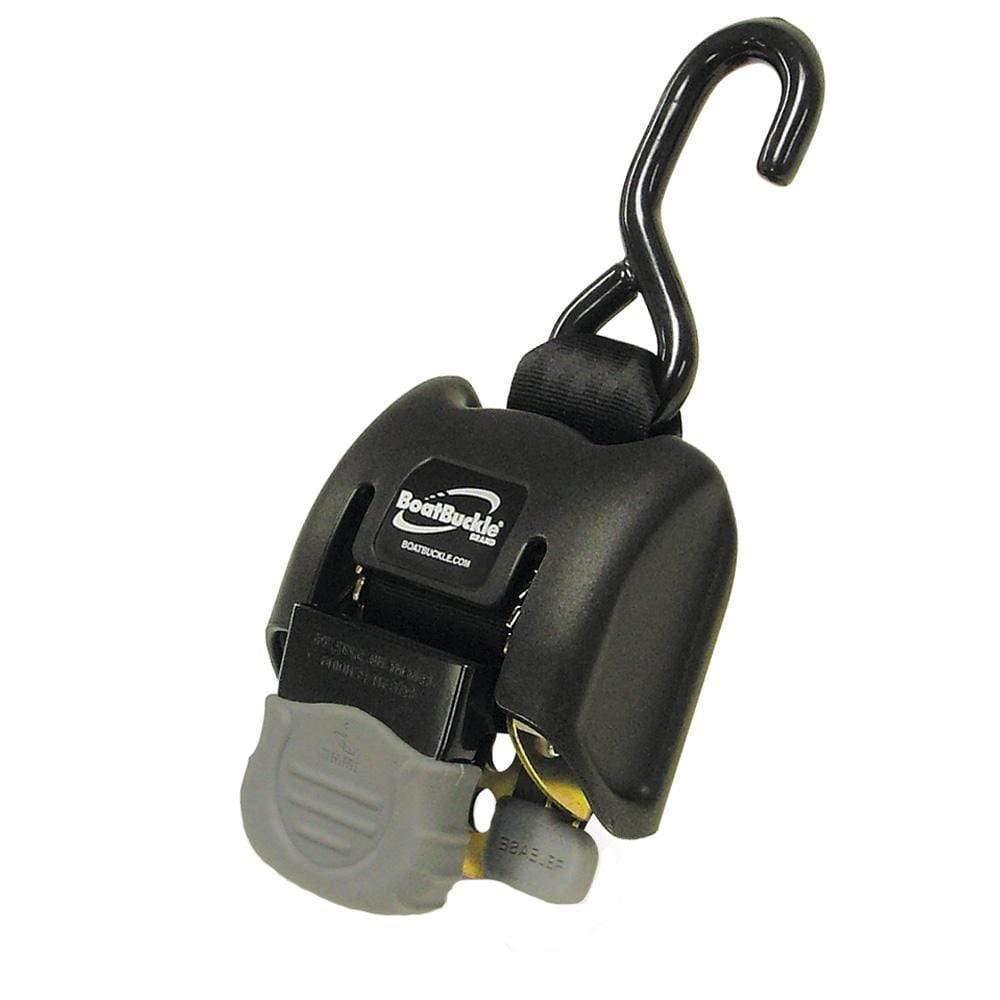 Indiana Mills-Boatbuckle Qualifies for Free Shipping BoatBuckle G2 Retractable Transom Tie-Down 14-43" Pair #F08893