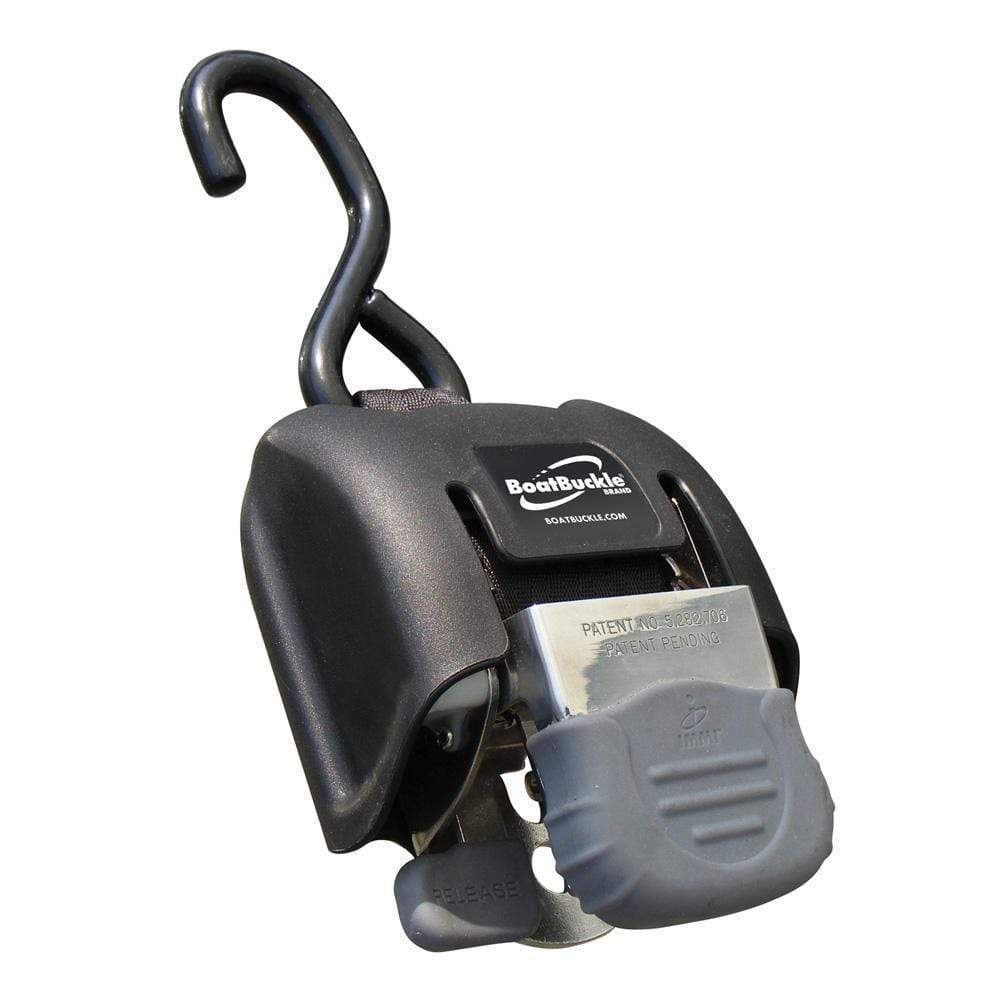 Indiana Mills-Boatbuckle Qualifies for Free Shipping BoatBuckle G2 Retractable Transom Tie-Down 14-43" Pair SS #F14256
