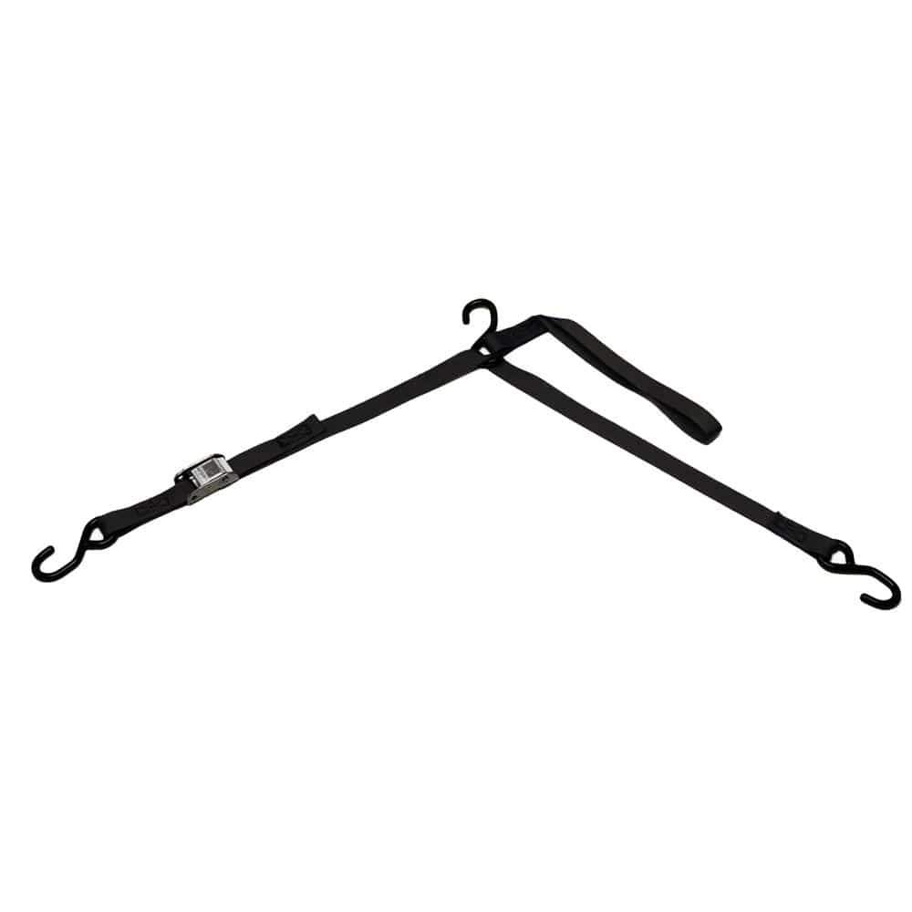 Indiana Mills-Boatbuckle Qualifies for Free Shipping BoatBuckle PWC Tri-Down with Cam Buckle & Soft Hook 1" x 6' #F10972BK