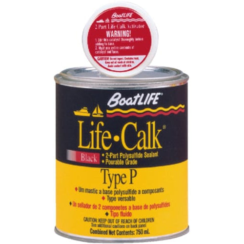 Boatlife Qualifies for Free Shipping Boatlife-Black Life Calk Type P Two Part Sealant Quart #1046