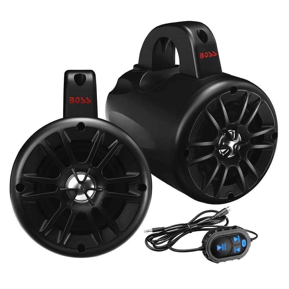 Boss Audio Qualifies for Free Shipping Boss Audio 4" 2-Way Amplified Waketower Speakers #BM40AMPBT