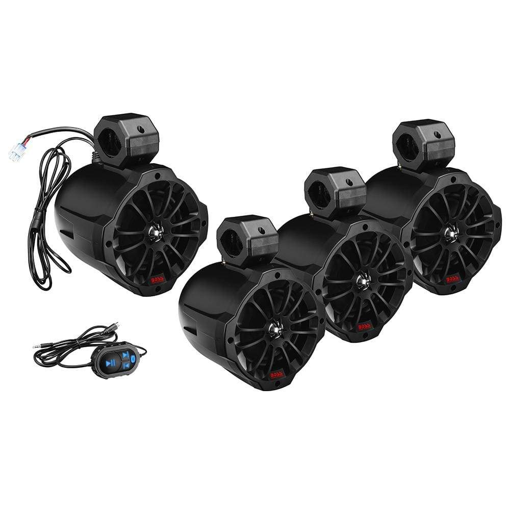 Boss Audio Qualifies for Free Shipping Boss Audio 6.5" 4 2-Way Amplified Waketower Speakers #B64ABT