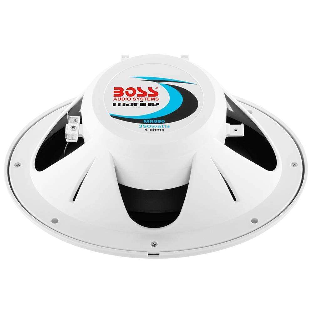 Boss Audio Qualifies for Free Shipping Boss Audio 6" x 9" White Oval Speakers #MR690