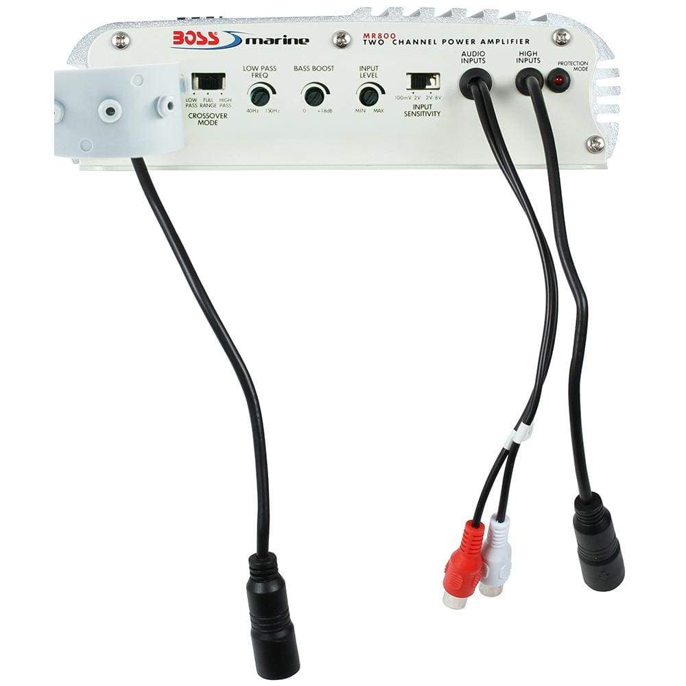 Boss Audio Qualifies for Free Shipping Boss Audio Marine Power Amplifier 2-Channel MOSFET Bridgeable #MR800