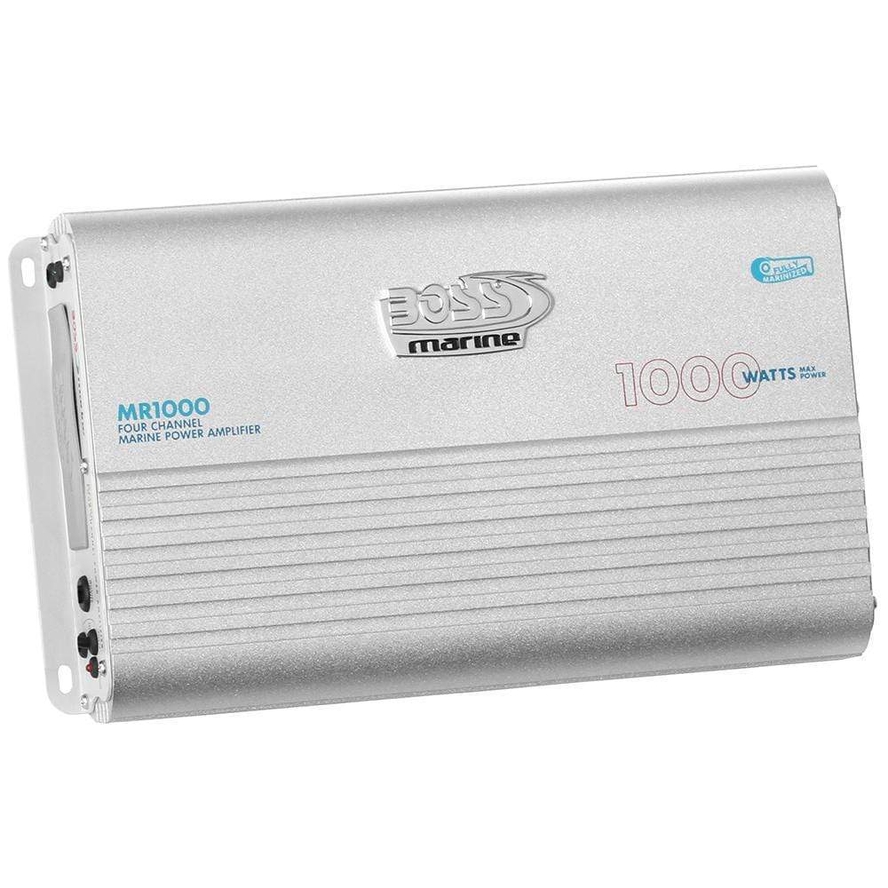 Boss Audio Qualifies for Free Shipping Boss Audio Marine Power Amplifier 4-Channel MOSFET Bridgeable #MR1000