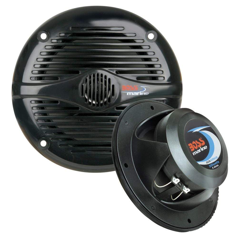 Boss Audio Qualifies for Free Shipping Boss Audio Marine Speakers Black 2-Way #MR60B